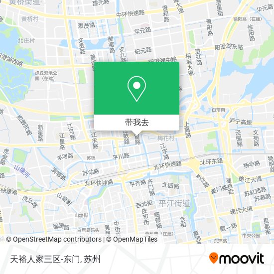 天裕人家三区-东门地图
