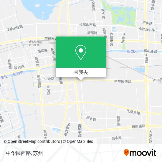 中华园西路地图