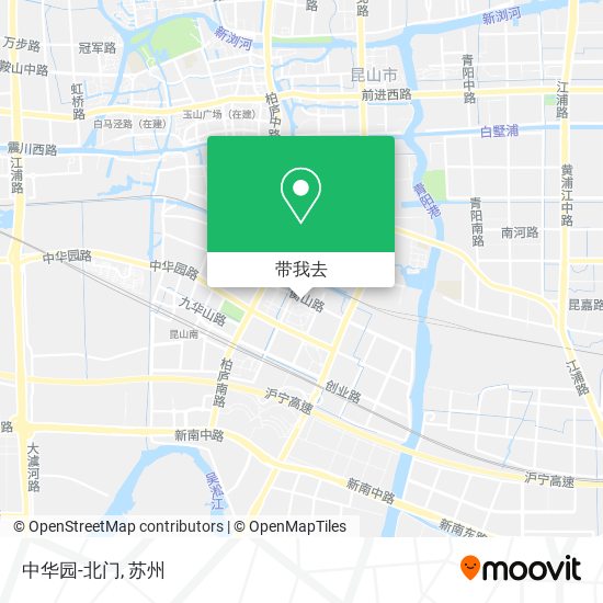 中华园-北门地图