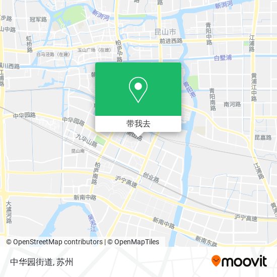 中华园街道地图