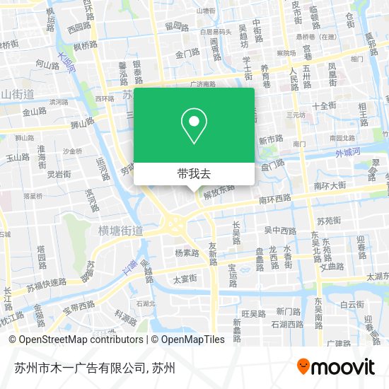 苏州市木一广告有限公司地图
