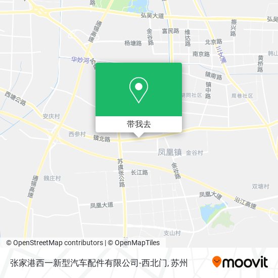 张家港西一新型汽车配件有限公司-西北门地图