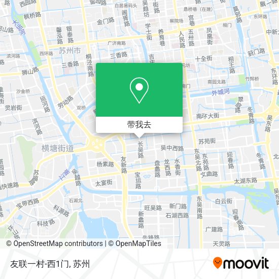 友联一村-西1门地图