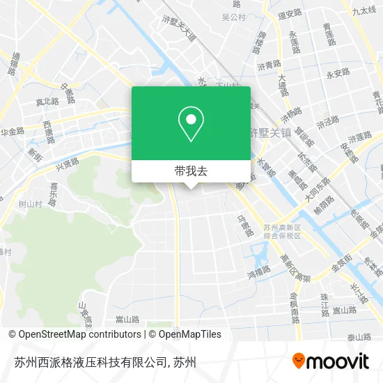 苏州西派格液压科技有限公司地图
