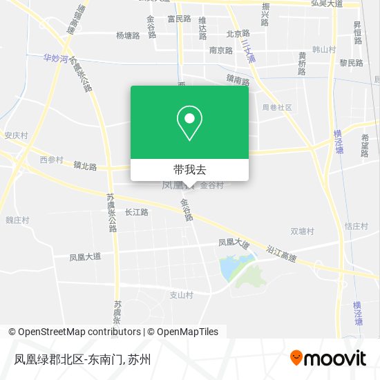 凤凰绿郡北区-东南门地图