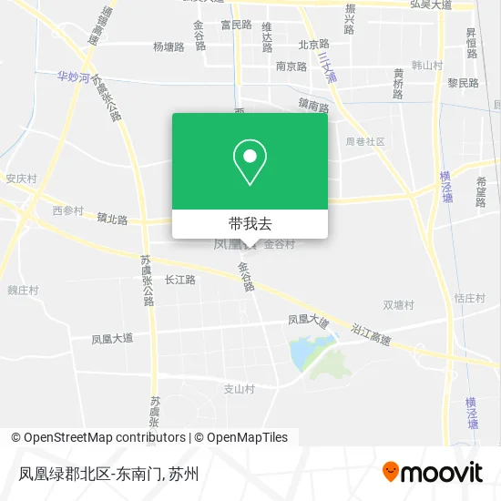 凤凰绿郡北区-东南门地图