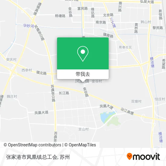 张家港市凤凰镇总工会地图