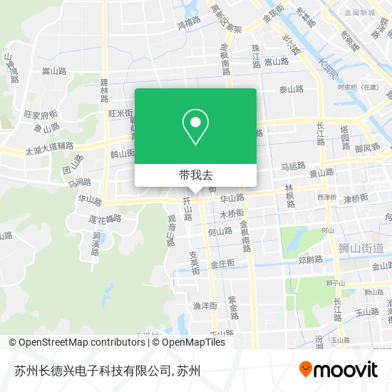 苏州长德兴电子科技有限公司地图