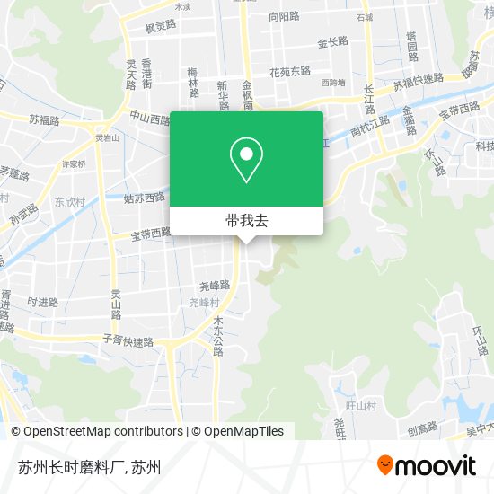 苏州长时磨料厂地图