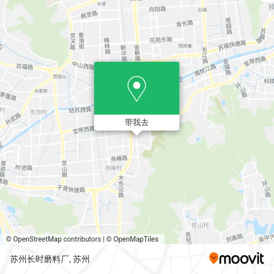 苏州长时磨料厂地图