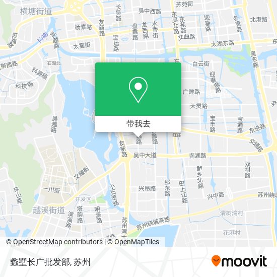 蠡墅长广批发部地图