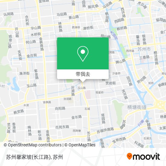 苏州馨家坡(长江路)地图