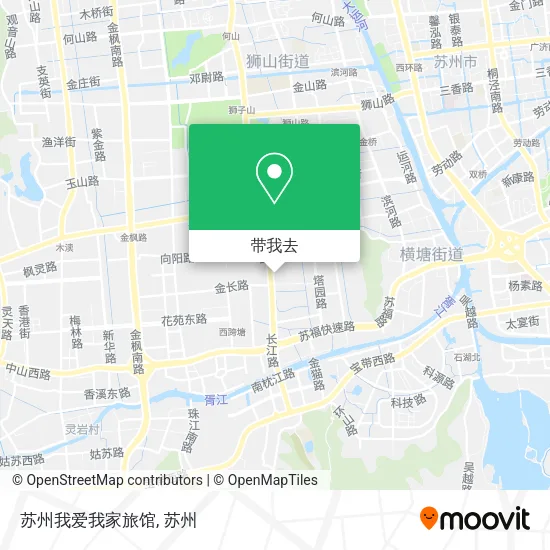 苏州我爱我家旅馆地图