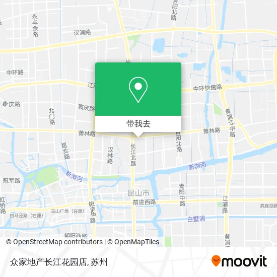 众家地产长江花园店地图