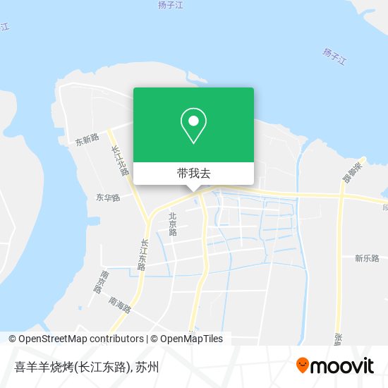 喜羊羊烧烤(长江东路)地图