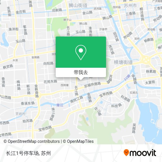 长江1号停车场地图