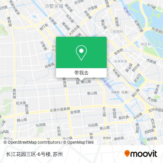长江花园三区-6号楼地图