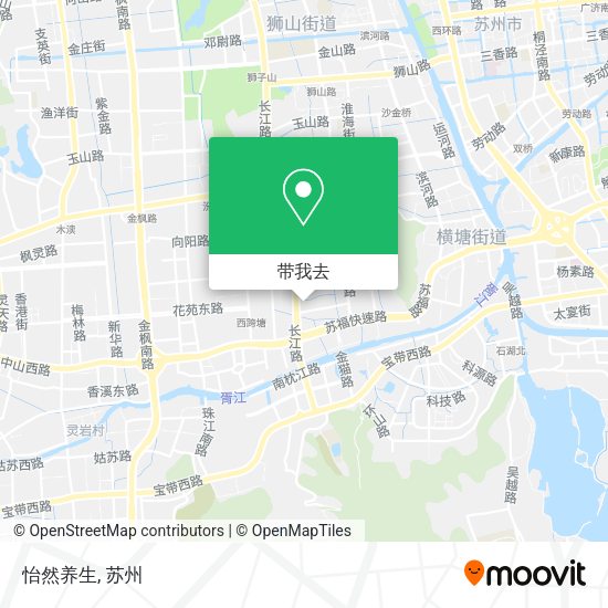 怡然养生地图