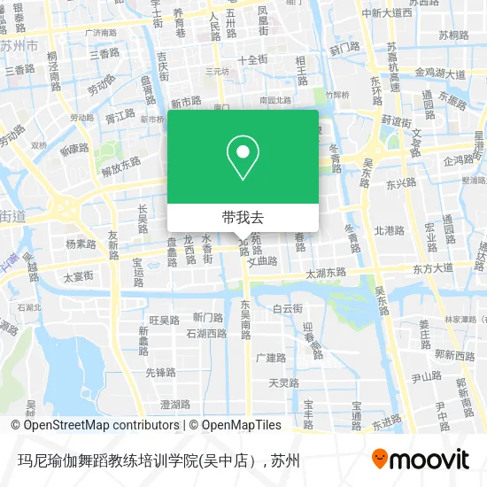 玛尼瑜伽舞蹈教练培训学院地图