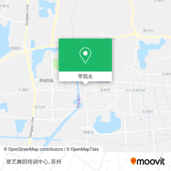 星艺舞蹈培训中心地图