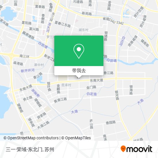 三一·荣域-东北门地图