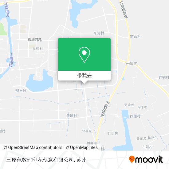 三原色数码印花创意有限公司地图