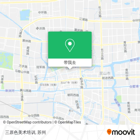 三原色美术培训地图