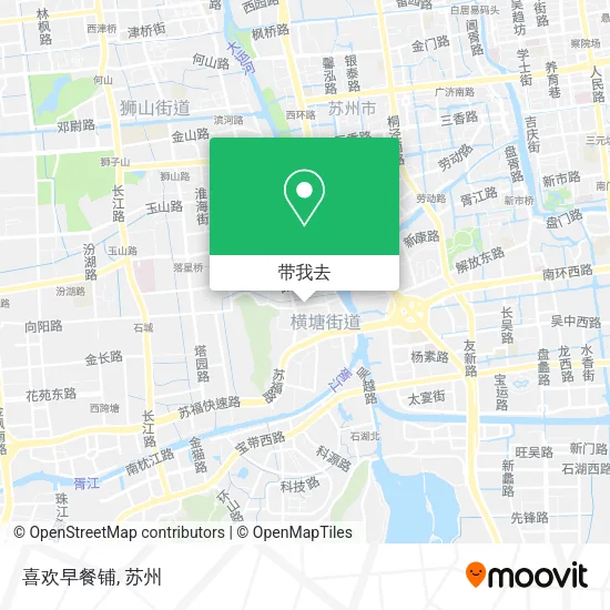 喜欢早餐铺地图