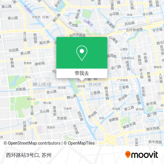 西环路站3号口地图