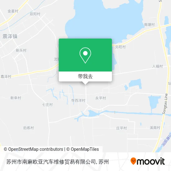 苏州市南麻欧亚汽车维修贸易有限公司地图