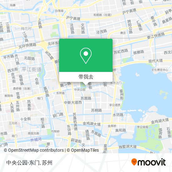 中央公园-东门地图
