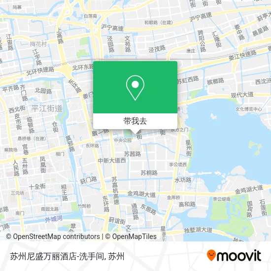 苏州尼盛万丽酒店-洗手间地图