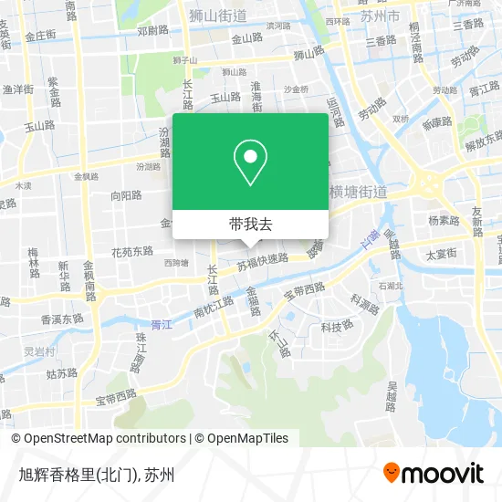 旭辉香格里(北门)地图