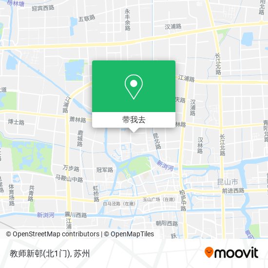 教师新邨(北1门)地图