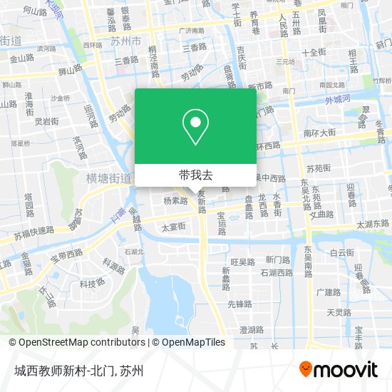 城西教师新村-北门地图