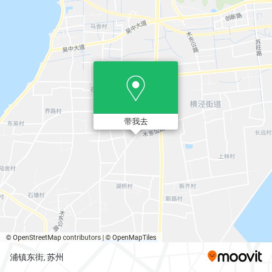 浦镇东街地图