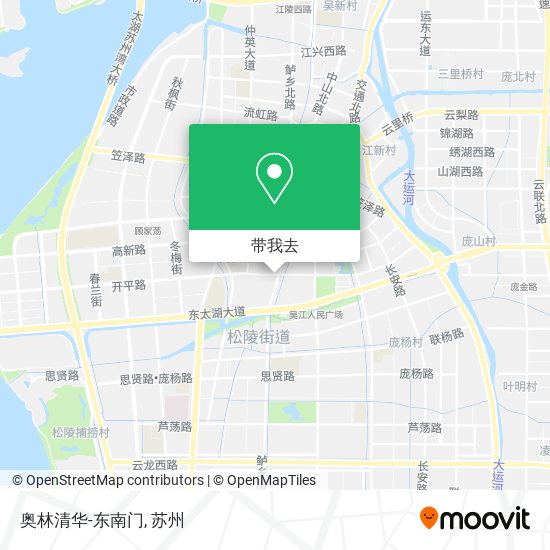 奥林清华-东南门地图