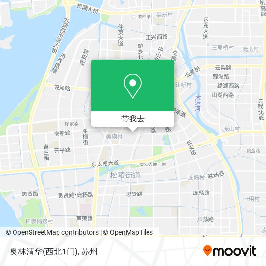 奥林清华(西北1门)地图