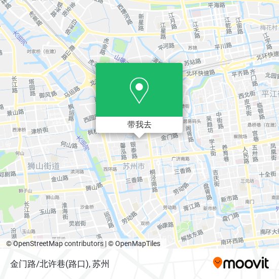 金门路/北许巷(路口)地图