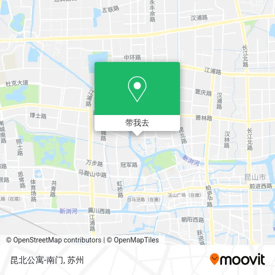 昆北公寓-南门地图