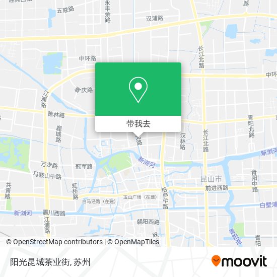 阳光昆城茶业街地图