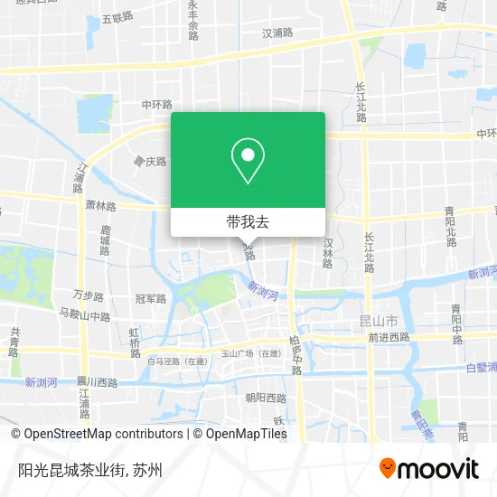 阳光昆城茶业街地图