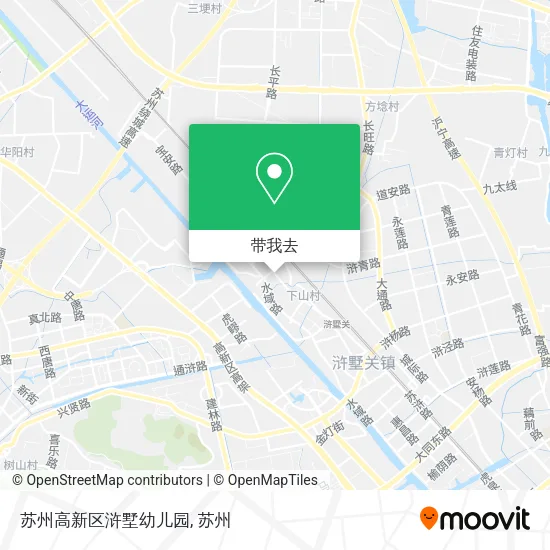 苏州高新区浒墅幼儿园地图