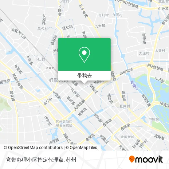宽带办理小区指定代理点地图