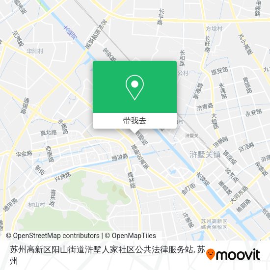 苏州高新区阳山街道浒墅人家社区公共法律服务站地图
