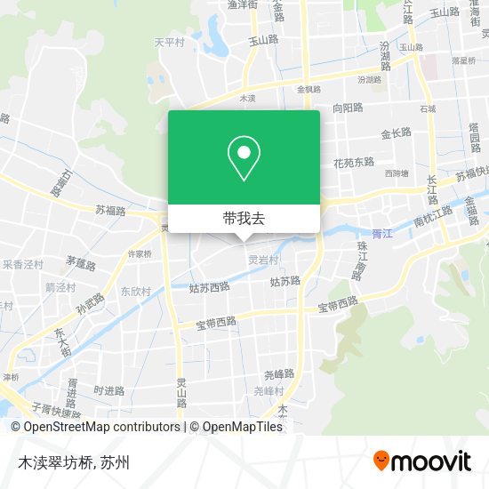 木渎翠坊桥地图