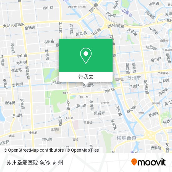 苏州圣爱医院-急诊地图