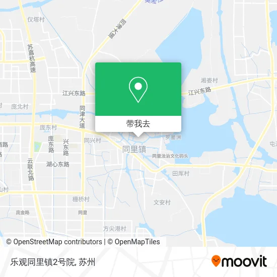 乐观同里镇2号院地图
