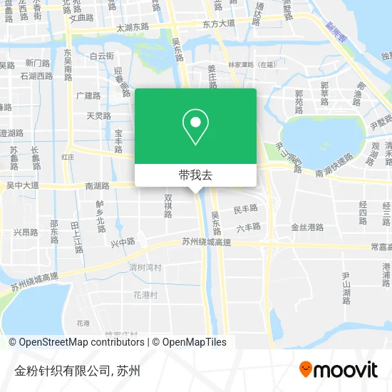 金粉针织有限公司地图