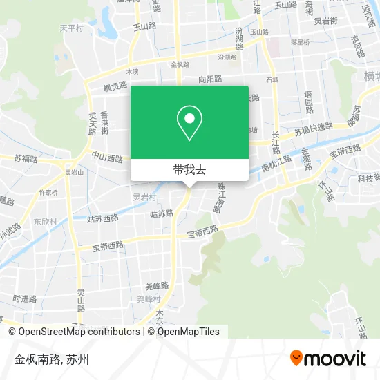 金枫南路地图